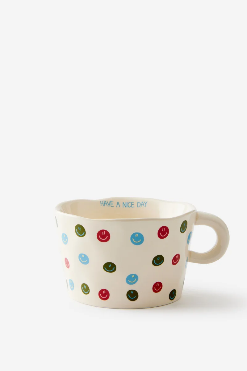 Typo Novelty Shaped Mug